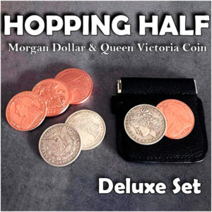 Hopping Morgan (Morgan Dollar and Queen Victoria Ancient Coin)